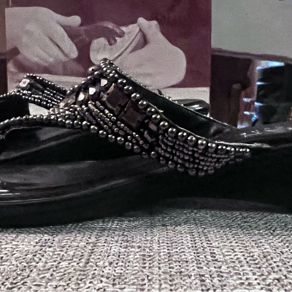 Italian shoemakers wedge sandals - Picture 7 of 8